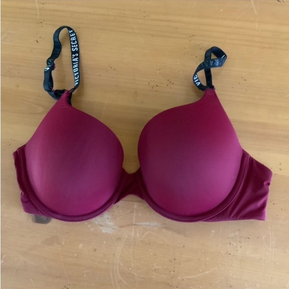 Victoria Secret Maroon padded bra Size 32DD